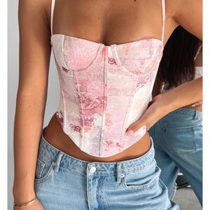 White Fox  In The Morning Bustier Primrose Pink